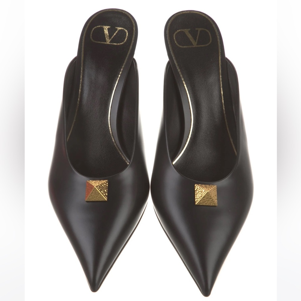 Valentino
Rockstud Accents Leather Mules